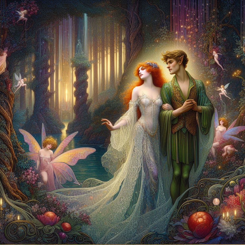 King Oberon and Queen Titania, from A Midsummer Night's Drea...