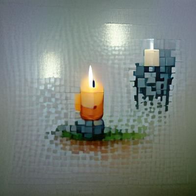 candle pixel art