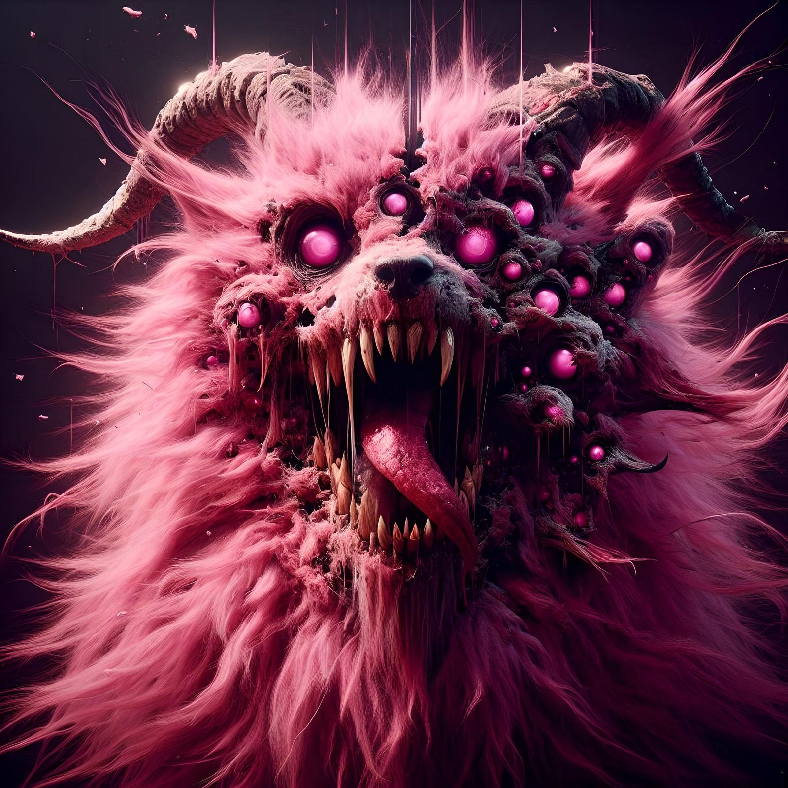 Pink Fluffy Dinosaurs