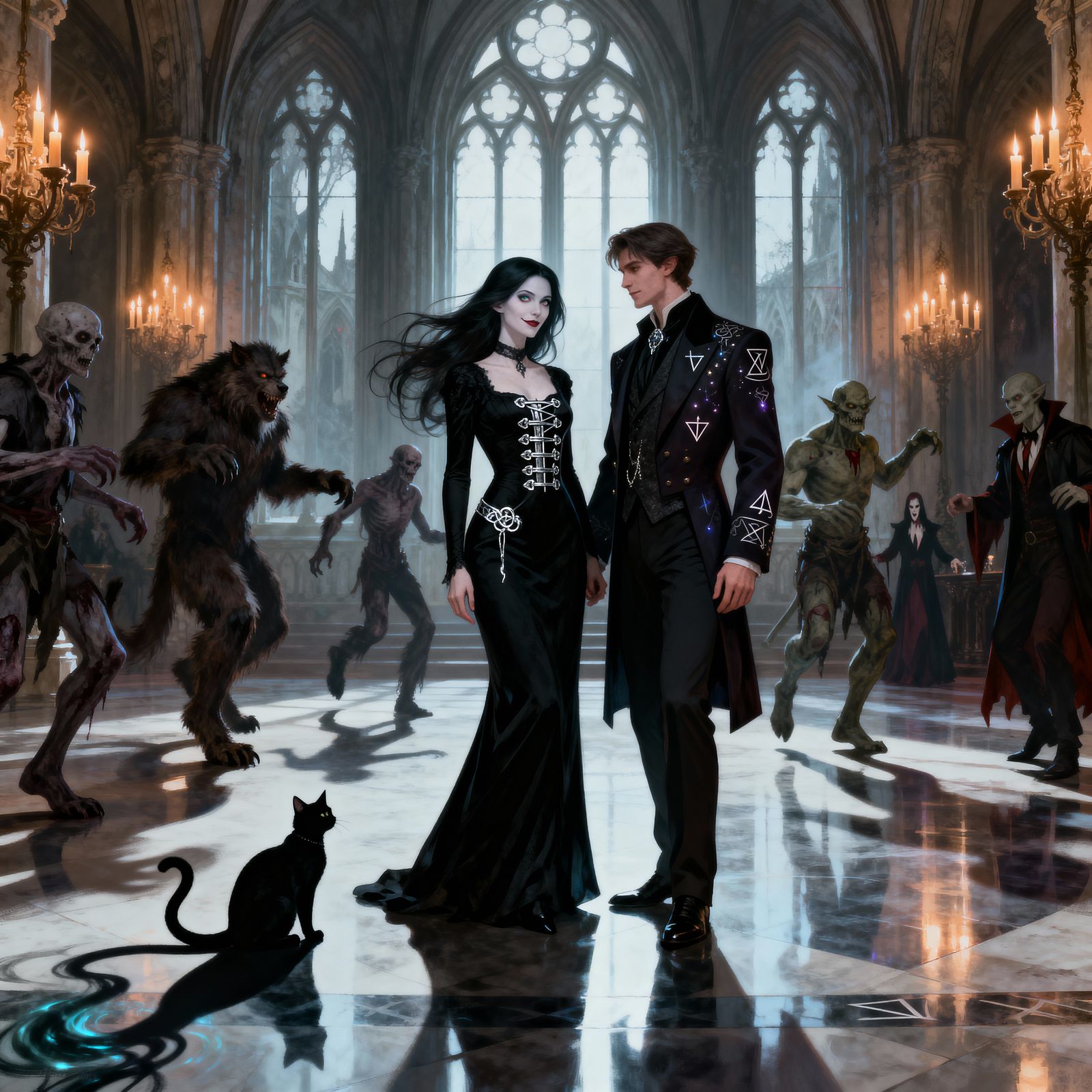 Young witch at the Monster Prom