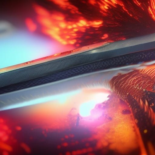 Razor's Edge AI Generated Artwork NightCafe Creator