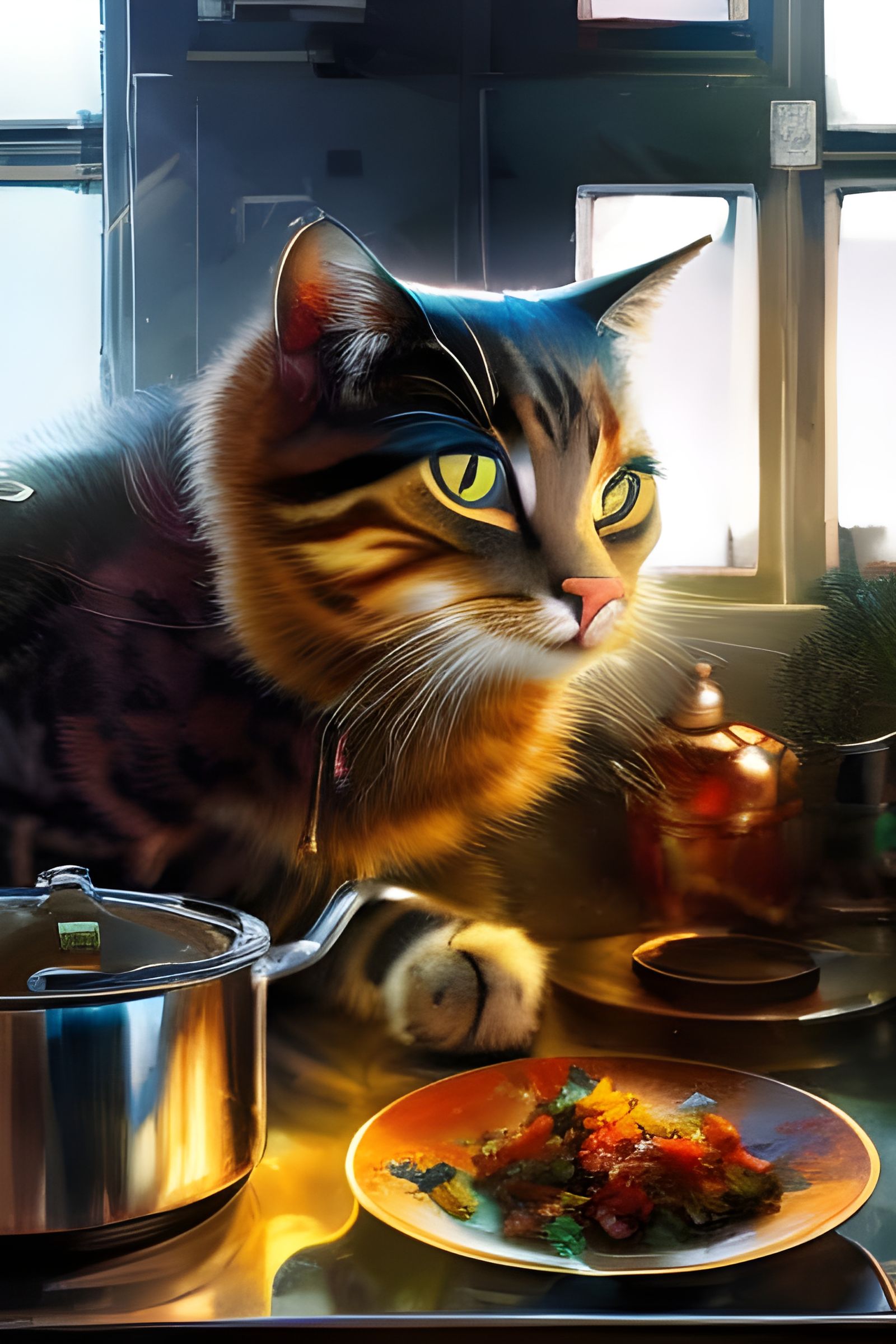 Dinner is Served - AI Generated Artwork - NightCafe Creator