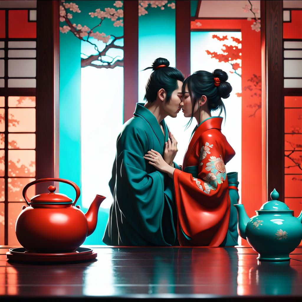 A forbidden kiss