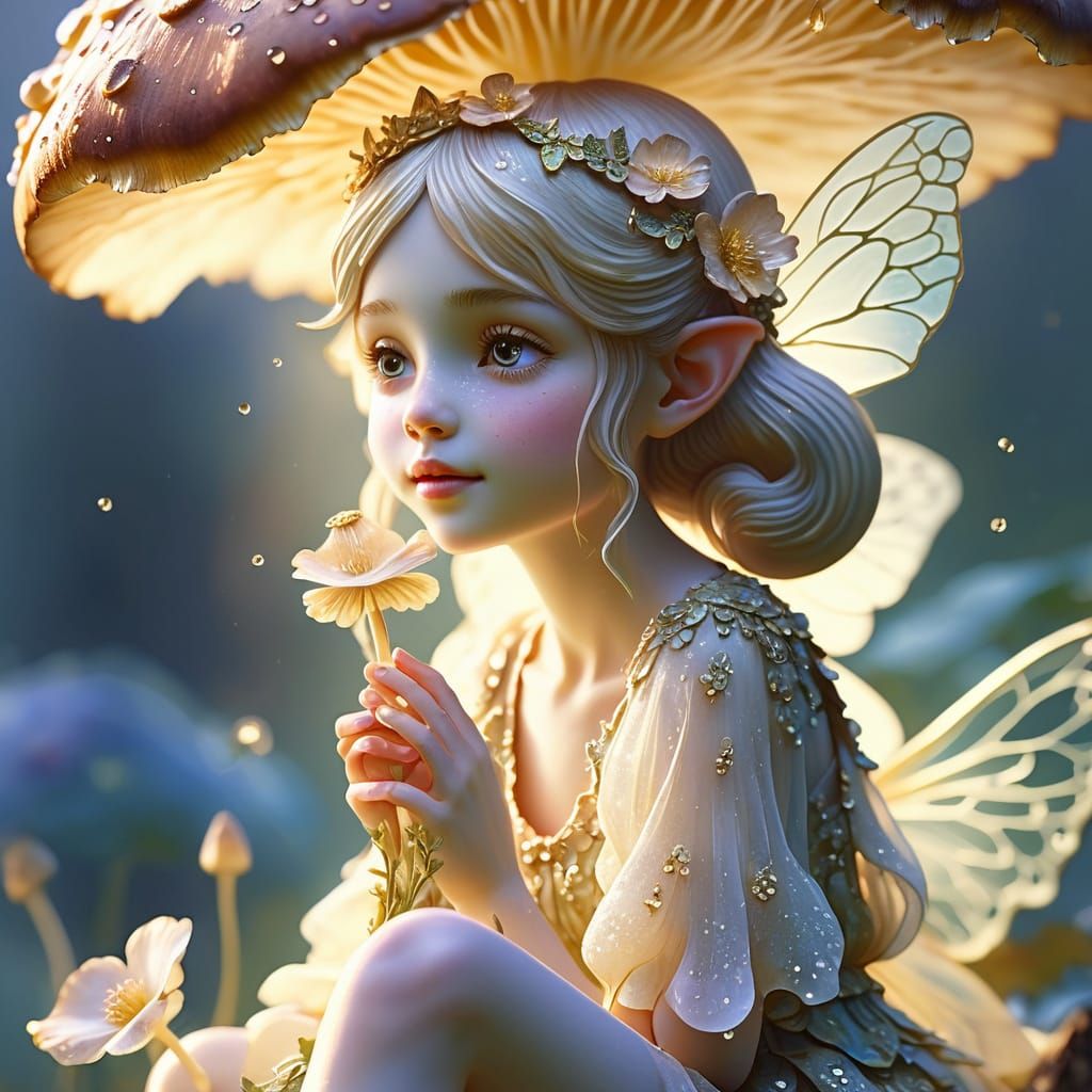 Magically mushroomy  by @Pleiade