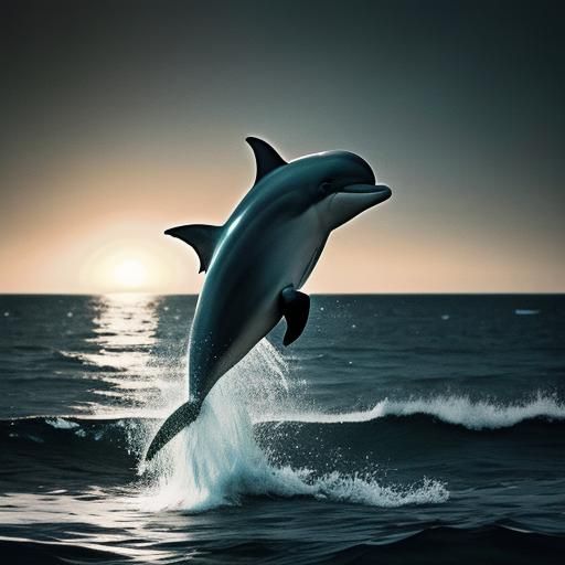 Dolphin playing with a ball