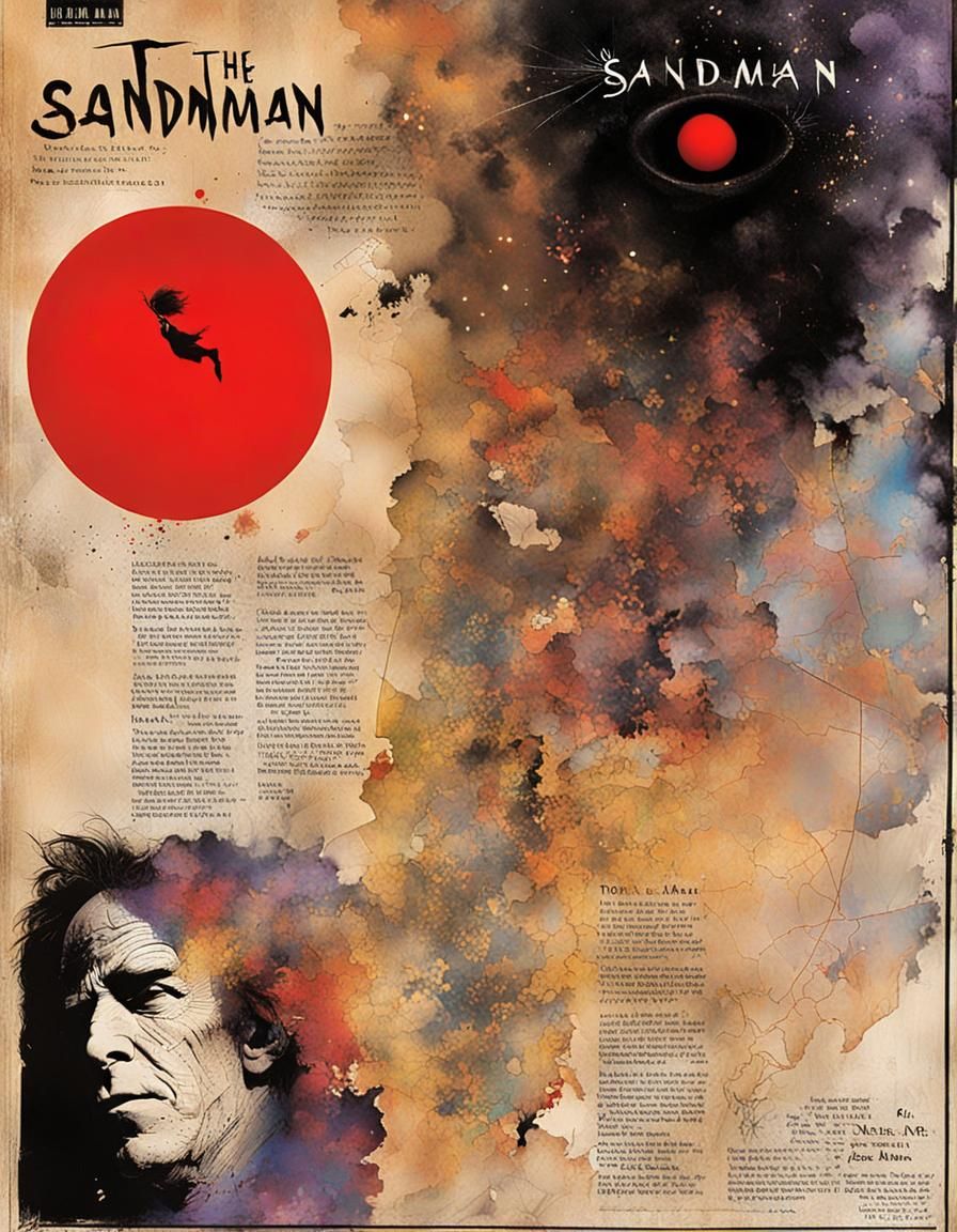 The Sandman, Vol 3, Issue 4 - AI Generated Artwork - NightCafe Creator