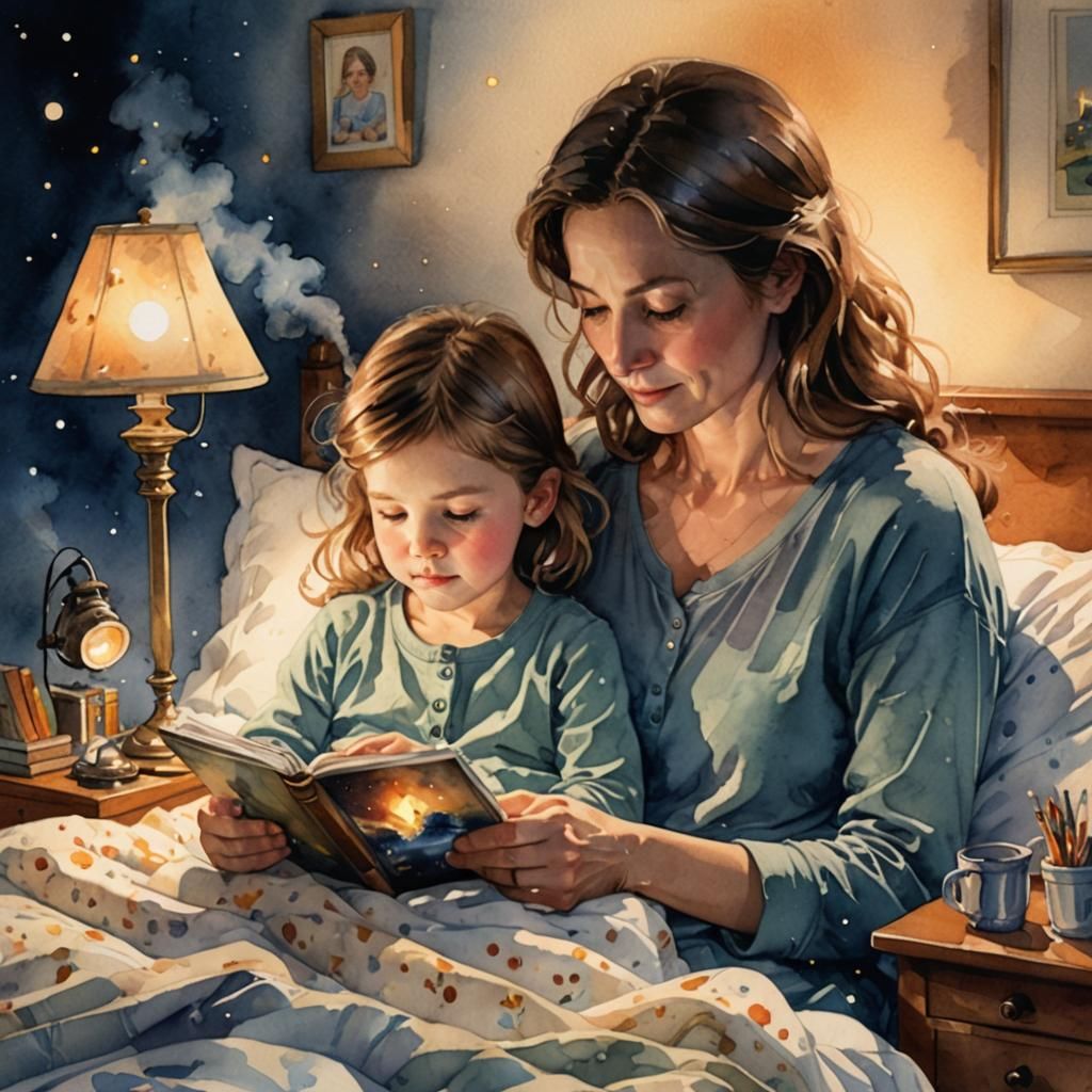 Nostalgic memories of youth, mom's bedtime stories