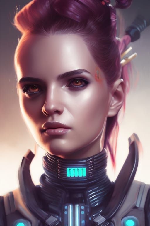 Cyberpunk Lady #5