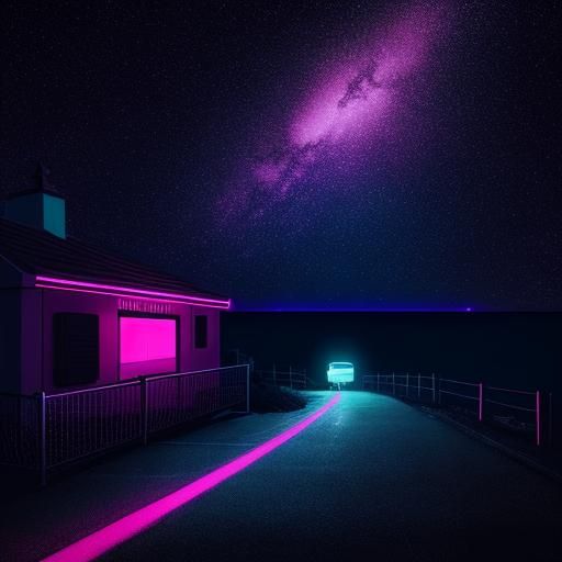 it was dark out, even street lights were out, the only thing...
