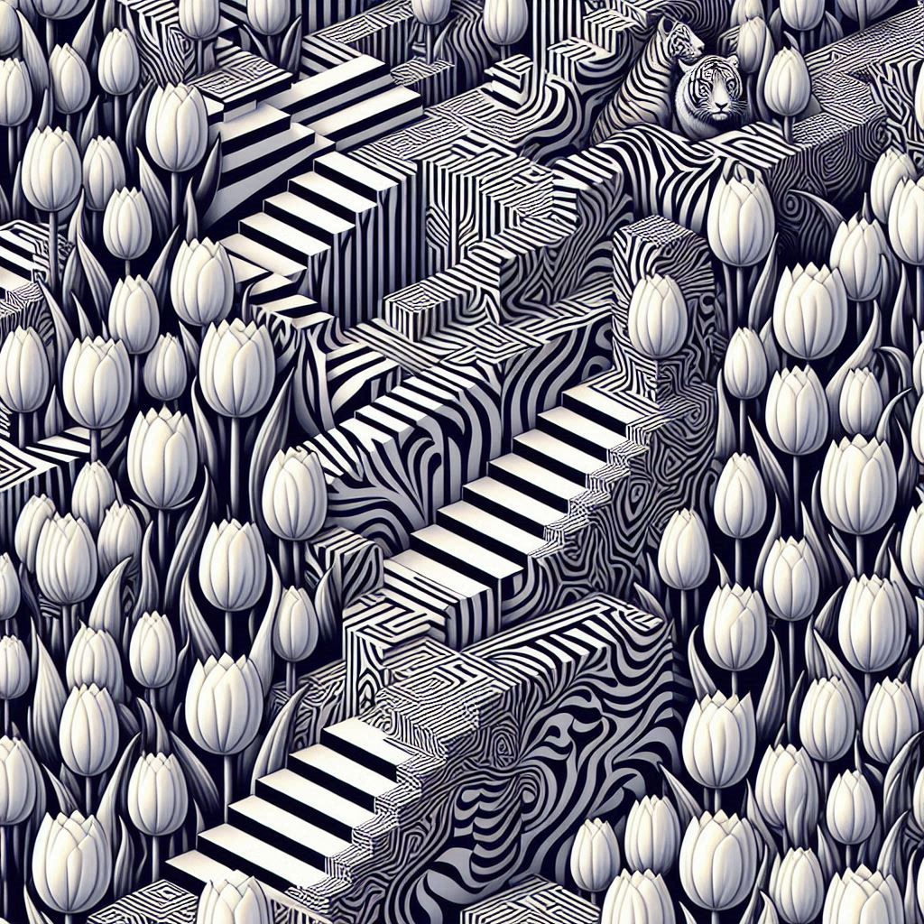 Tulips and Stairs