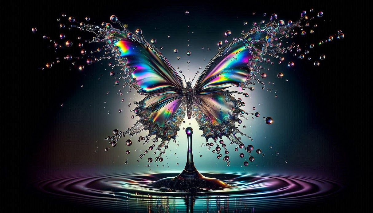 Beautiful Water Butterfly 2