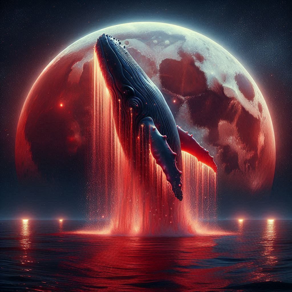 The whale and the moon