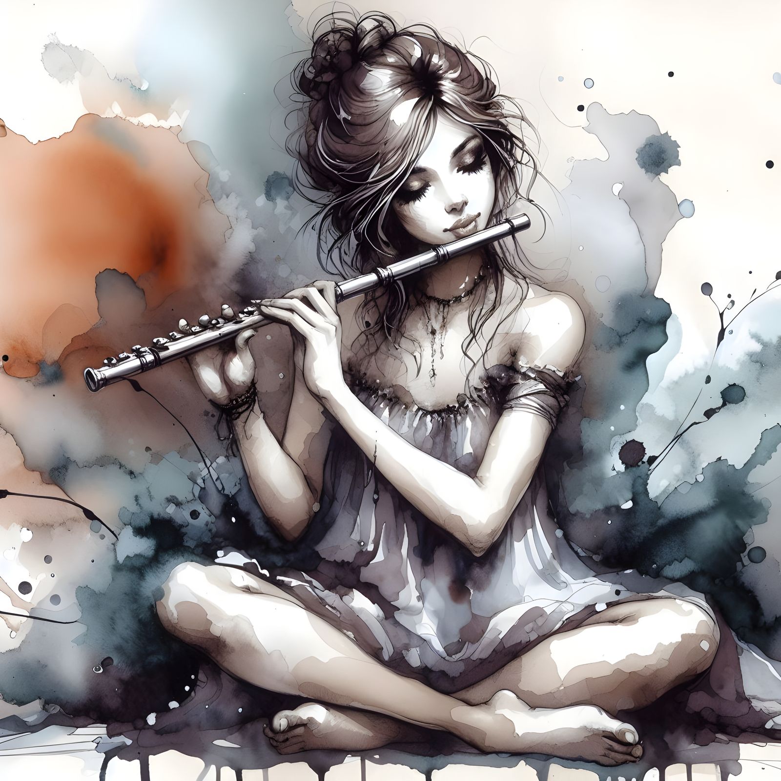 Flute player