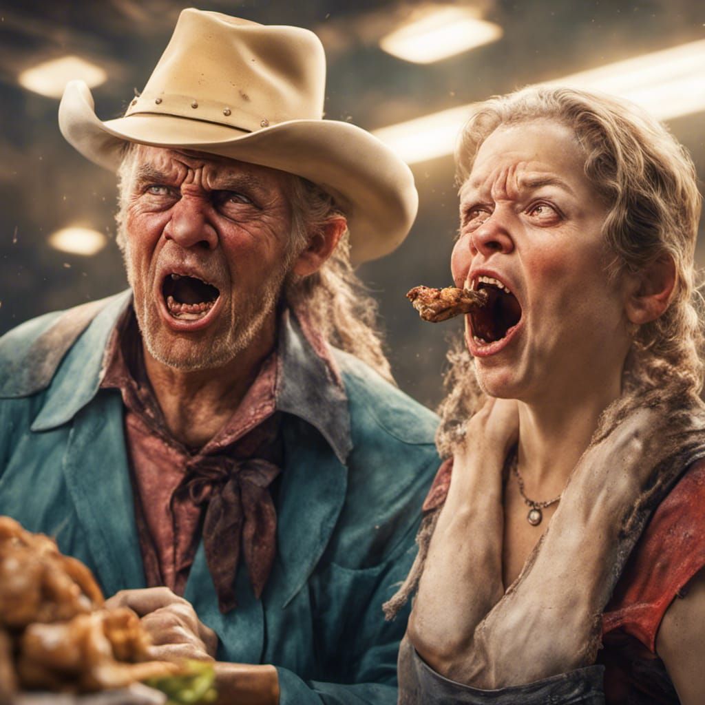 Two Hillbillies Fight Over a Porkchop