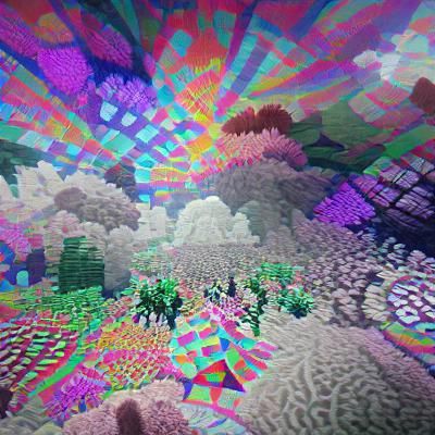 Psychedelic Minecraft