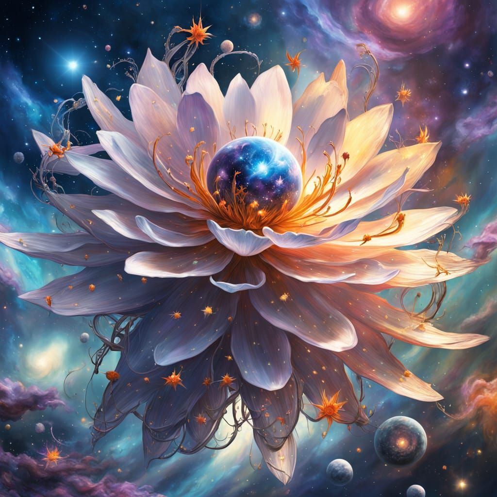 universe  flow er  by @ed62