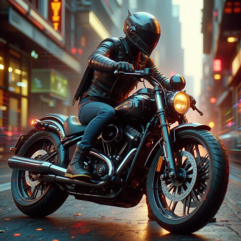 <lora:NeXuS:1.0> a Harley Davidson
