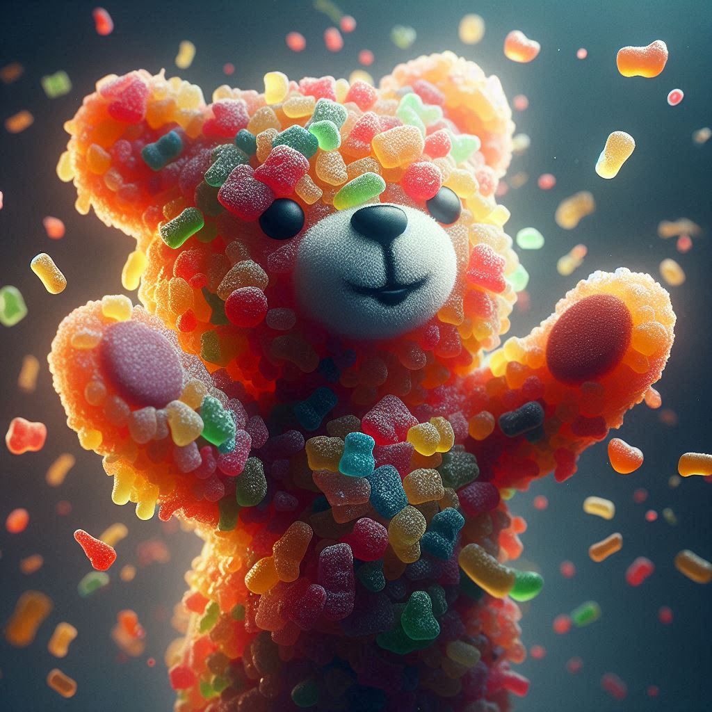 Gummy a big bear hug