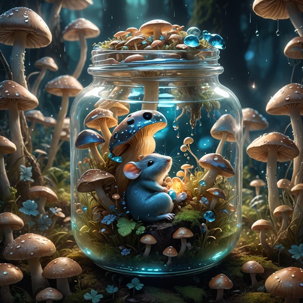 The mouse in the jar  by @Wale