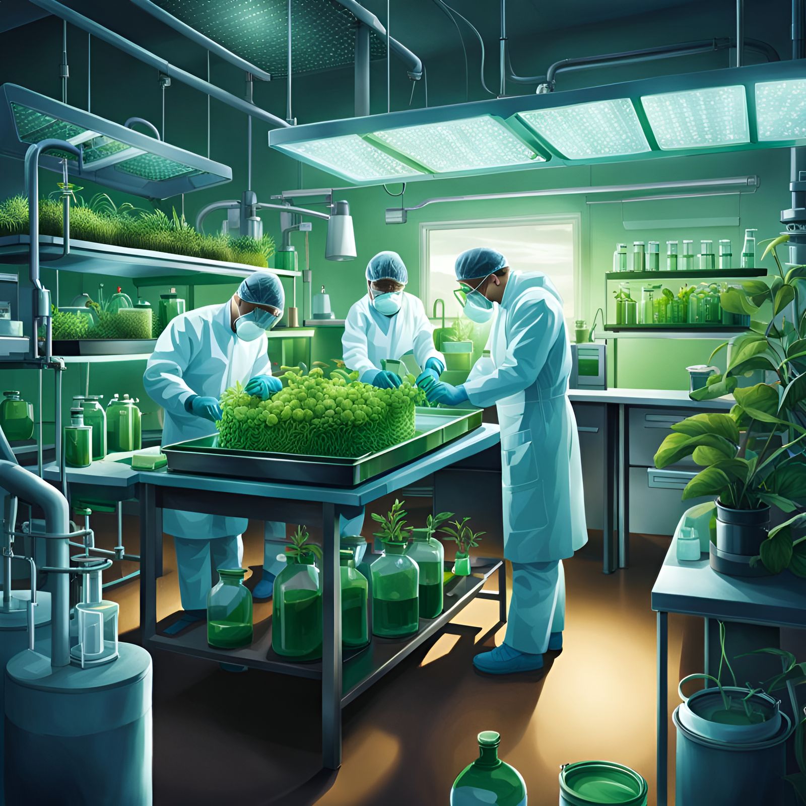 Botanical Experiments... AI Generated Artwork NightCafe Creator