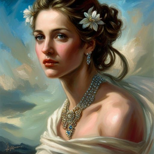 A beautiful woman