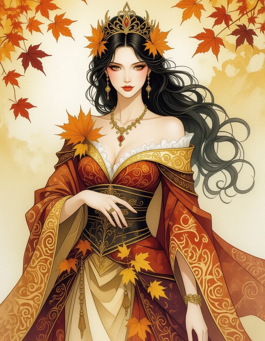 Autumn Queen (4)  by @Queen_Asha