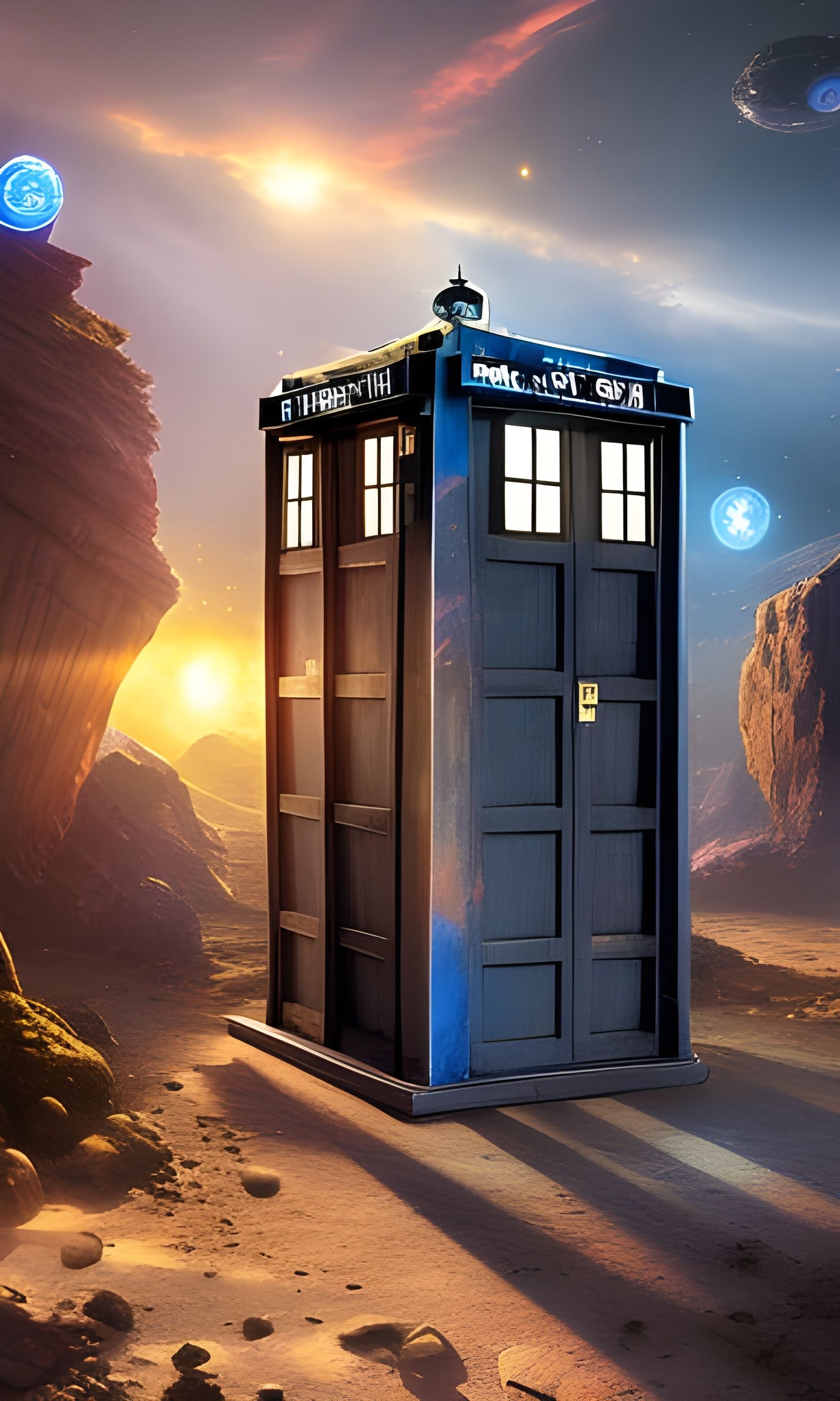 TARDIS  by @Limme Ricks