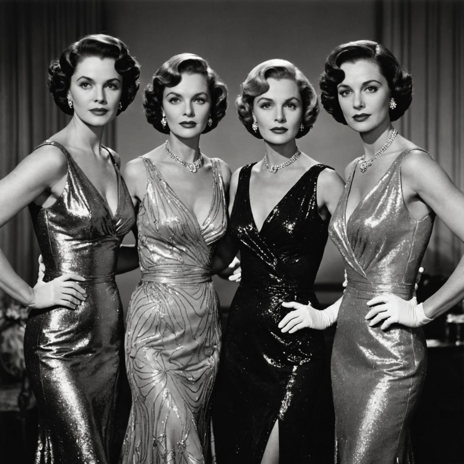 Vintage Glamour Trio