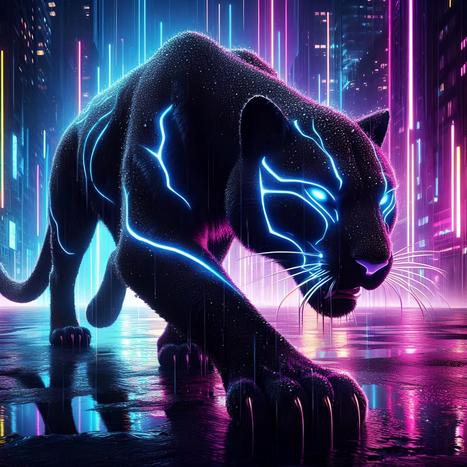 Neon Panther