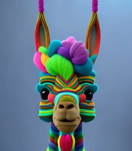 Yarn llama baby