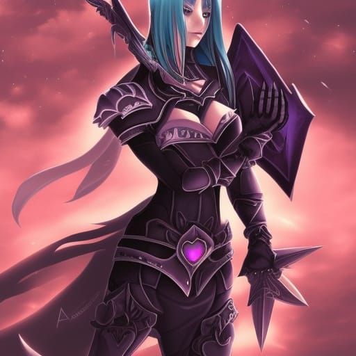 a female death knight