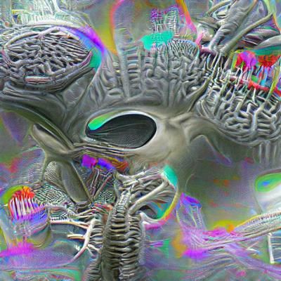 inside a grey aliens brain