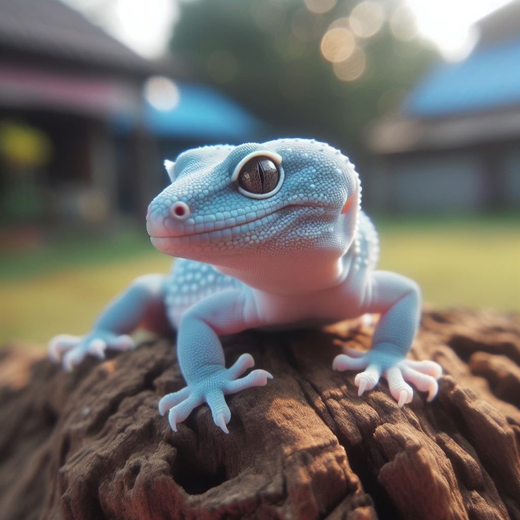 Powder Blue Tokay Gecko