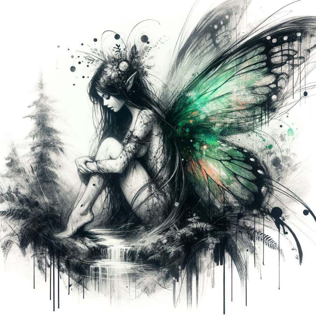 Guardian of the Woodland Stream  by @JSCA