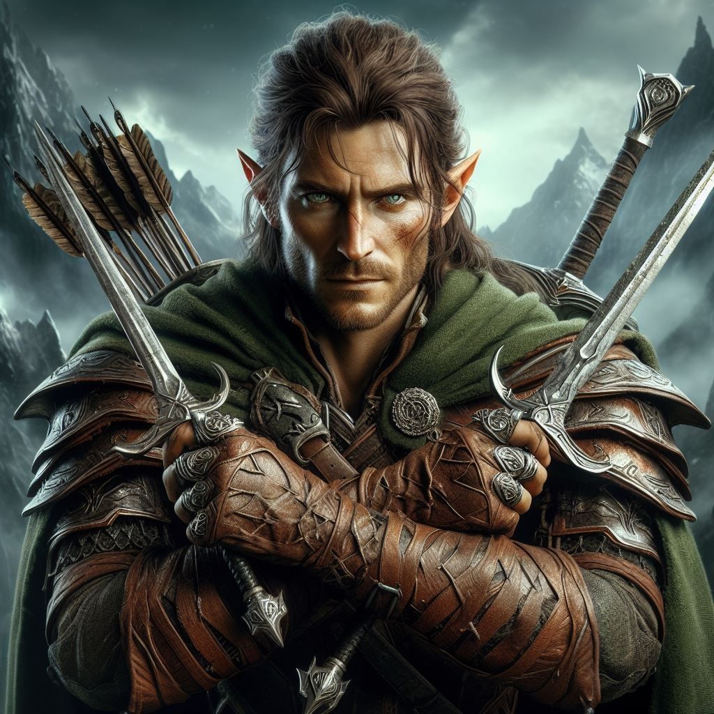 Barim Half-Elven, High Ranger of the Sylvan Meadows