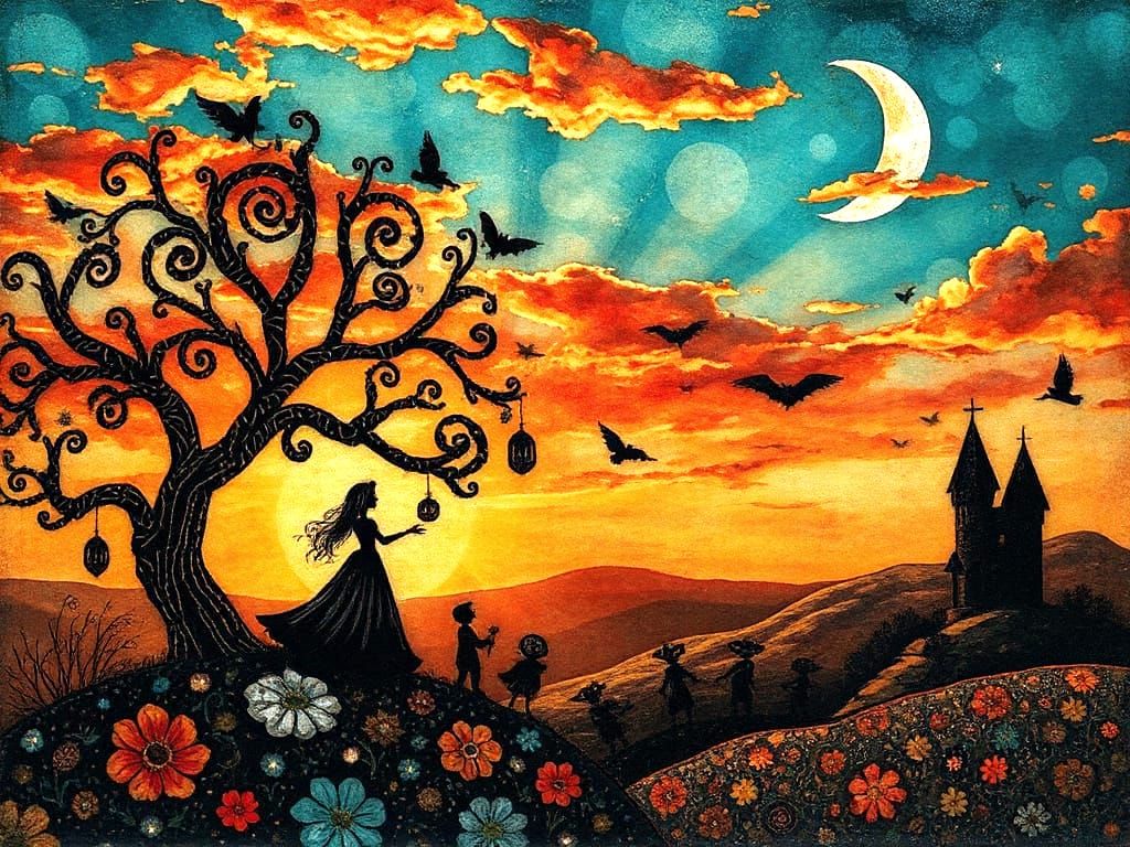 Silhouetted Sunset (3)  by @Marta