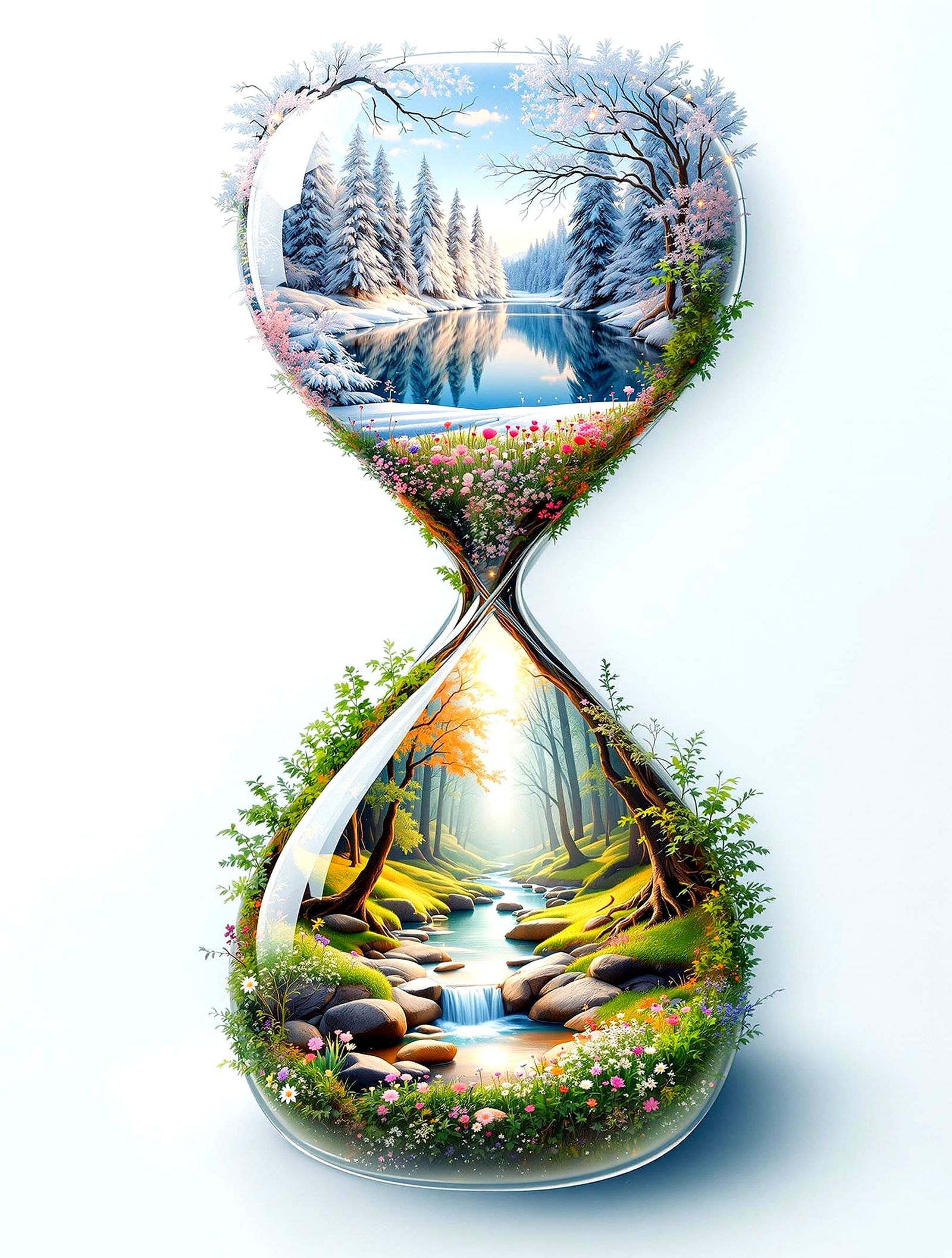 Winter to Spring  by @mathy_art_girl_305