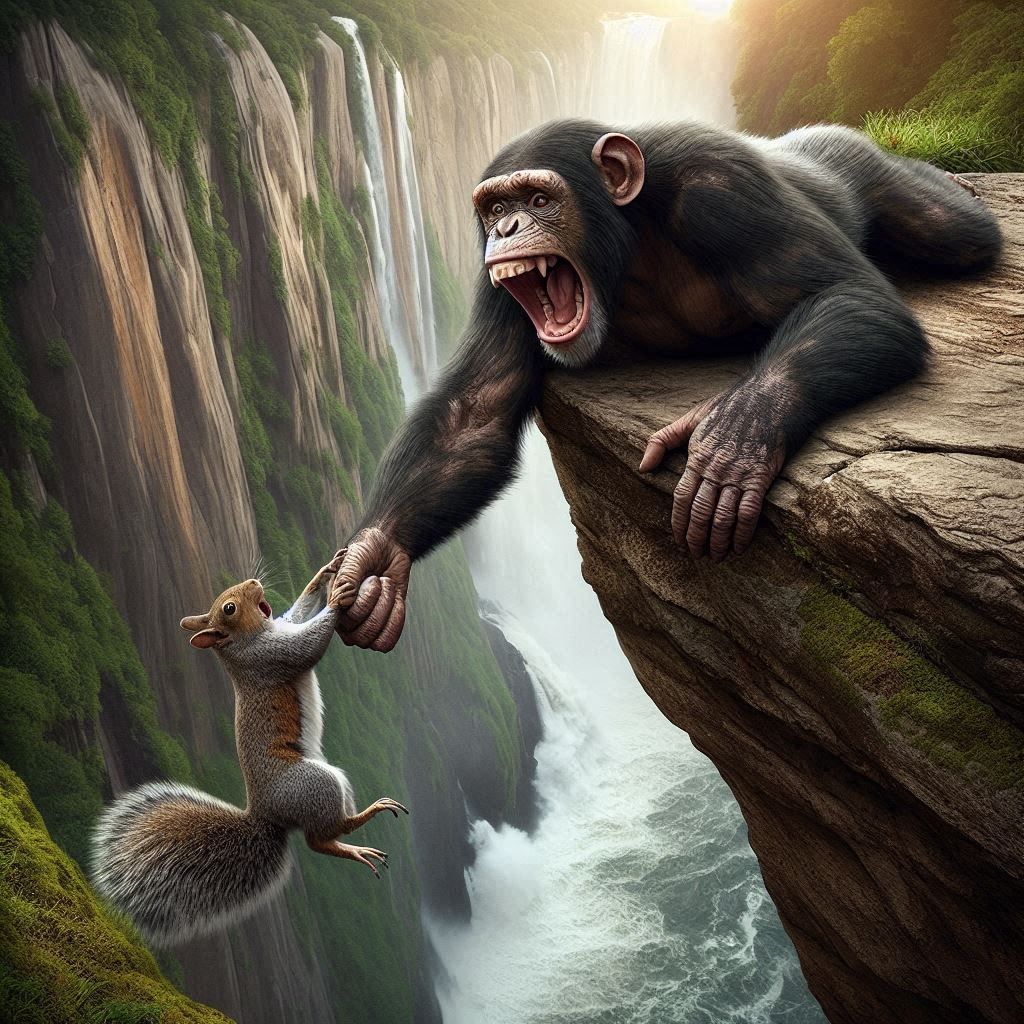 Rescue at the Waterfall’s Edge