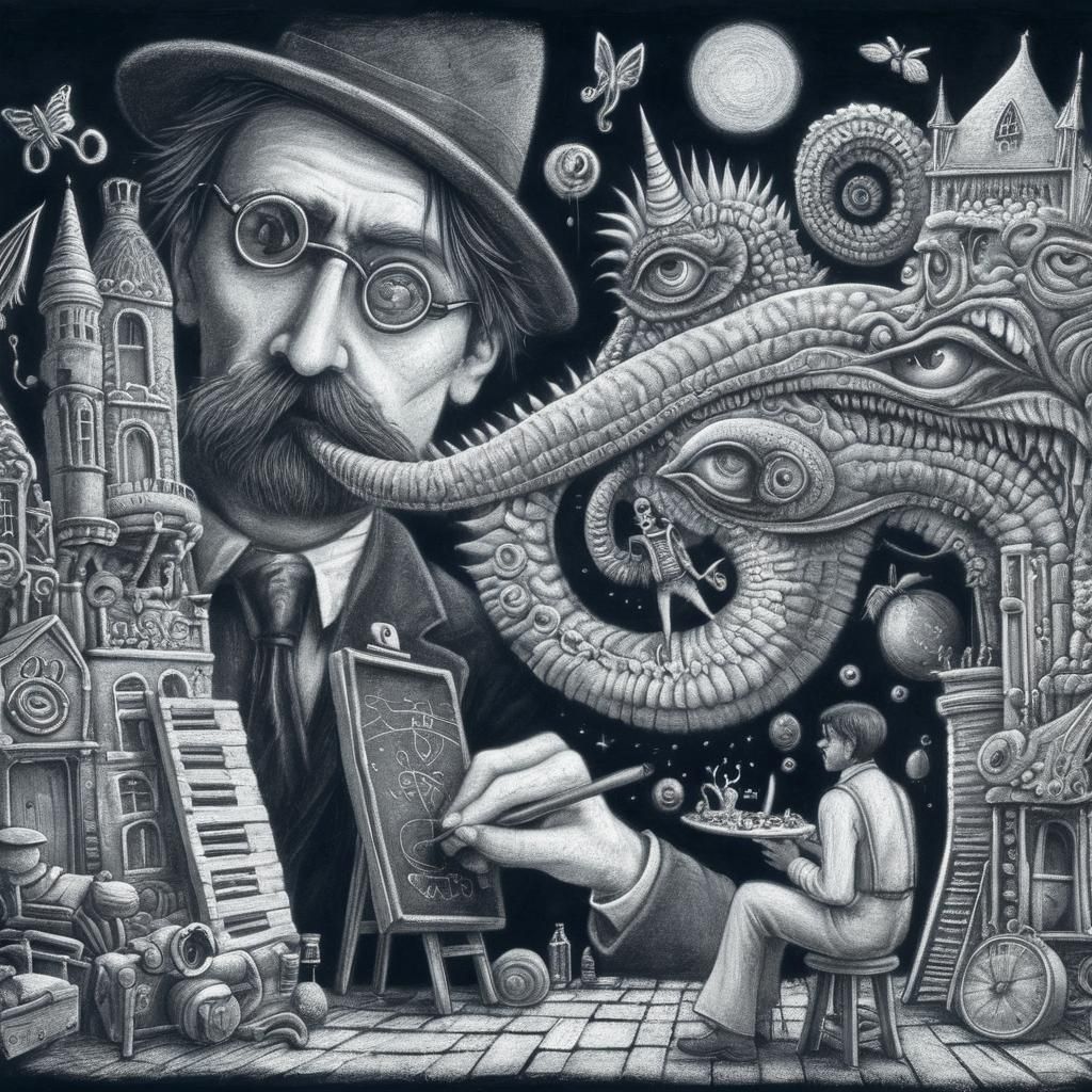 the surreal artist 🎨   by @SMARTDOG