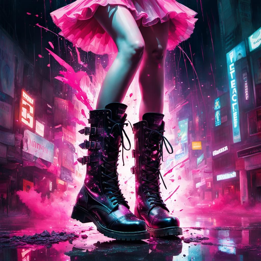 These boots are made for walking AI Generated Artwork NightCafe Creator