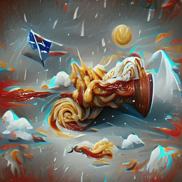 Poutine Cyclone trending on Artstation