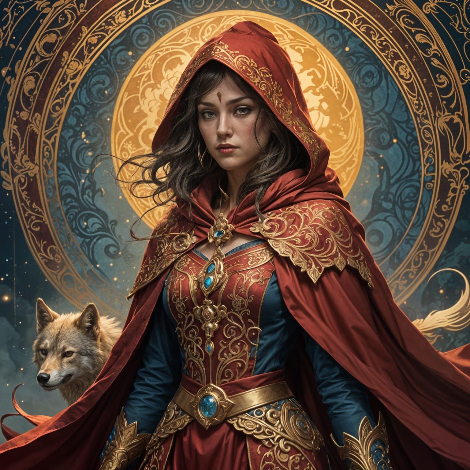 Red Riding Hood  by @Harley Knight