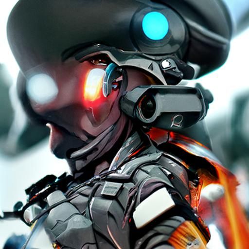 Futuristic soldier 2