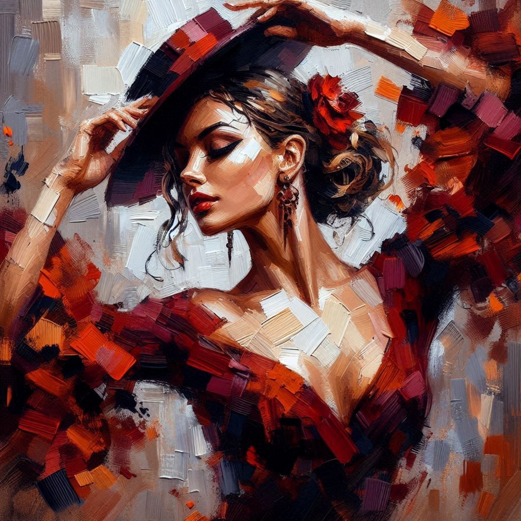 The flamenco dancer