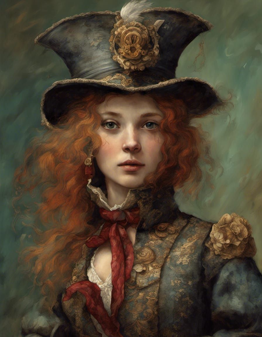 Female Pirate Captain, Portrait - Ai Generated Artwork - Nightcafe Creator