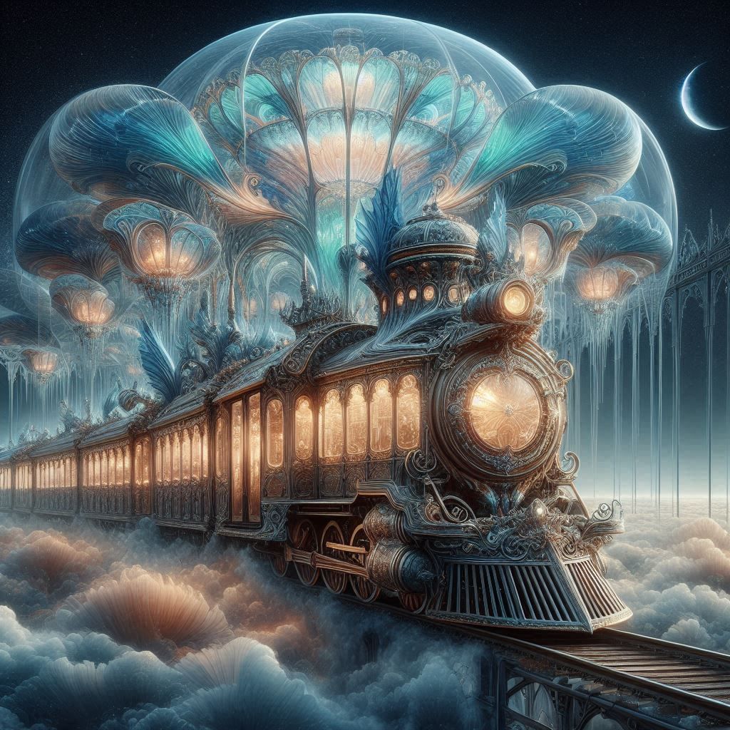 🌌 The Luminous Fantasy Train 🌊