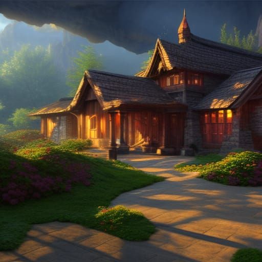 Unidentified Flying Object Fantasy Art