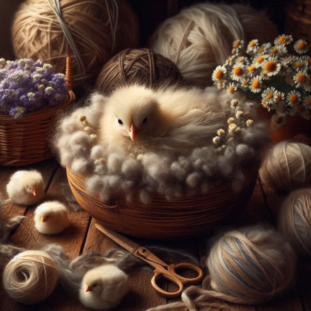 Something soft, fluffy and woolly)