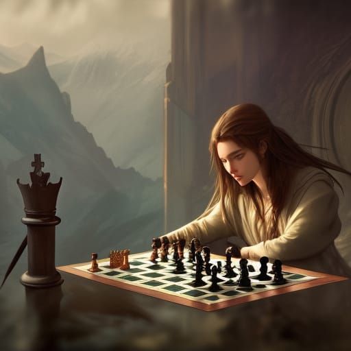 Lord of the Rings Chess Set Concept Art