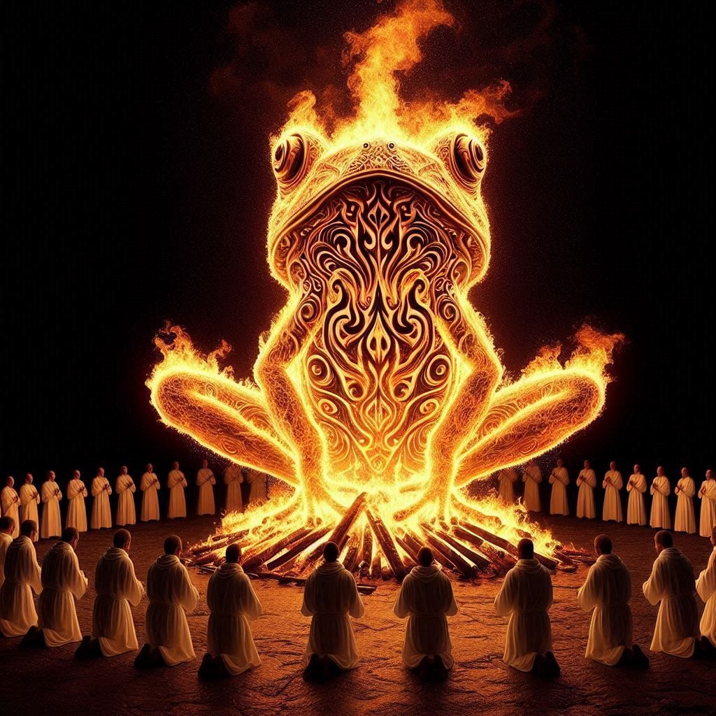 Kek, he who is in the darkness, bringer in of the light